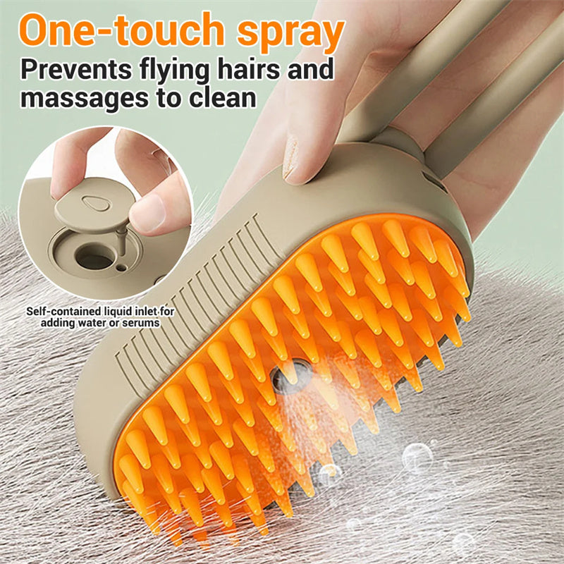 Cat Steam Brush Steamy Dog Brush Removal Combs Pet Products