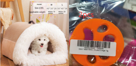 New Splice Portable Pet Nest Portable Autumn And Winter Warm Dog Nest
