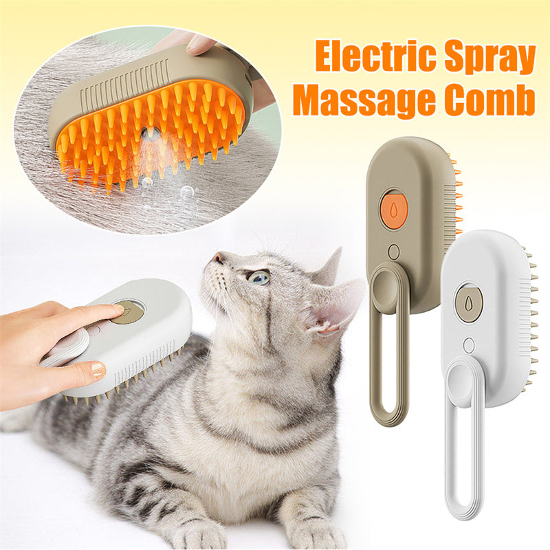 Cat Steam Brush Steamy Dog Brush Removal Combs Pet Products
