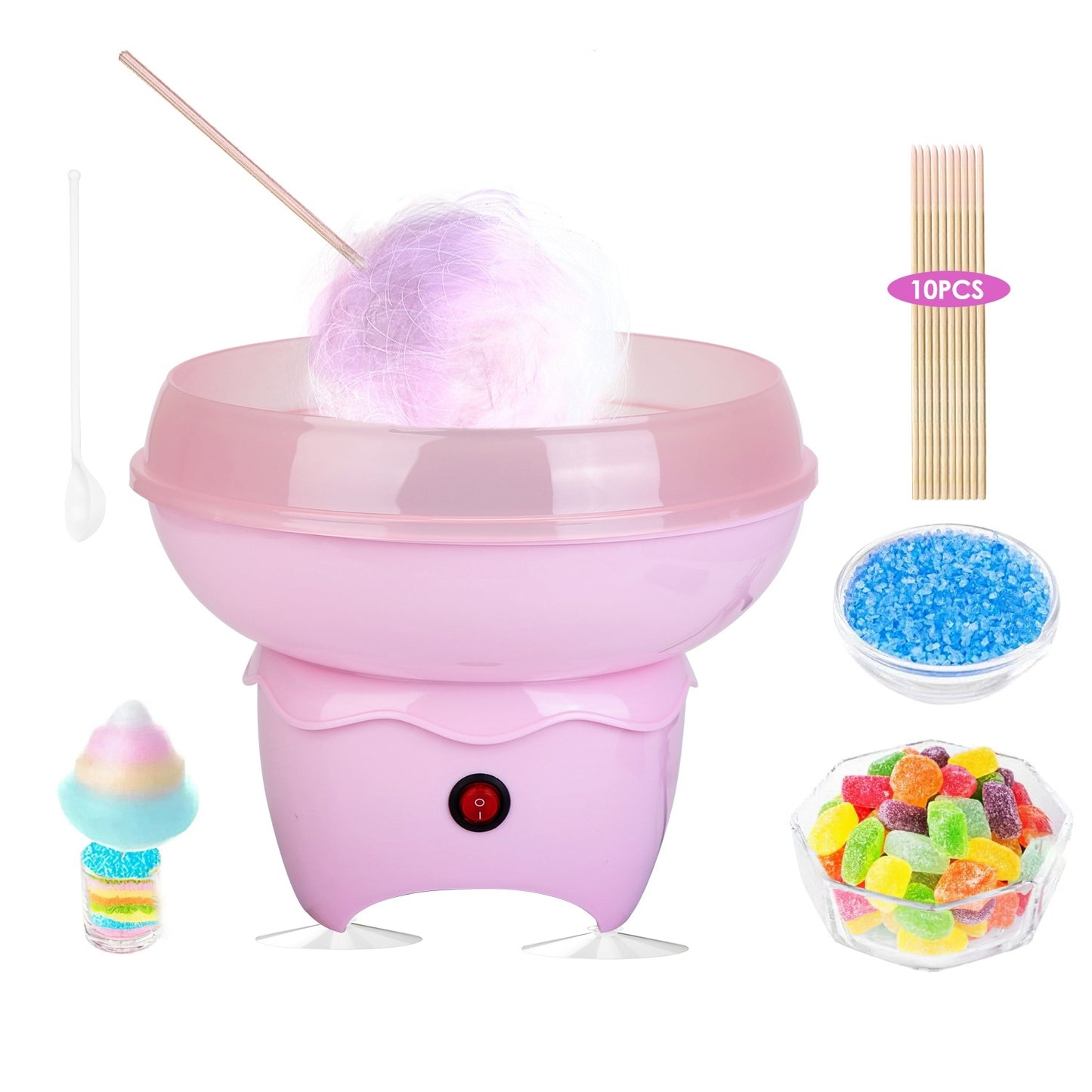 1Pc Cotton Candy Maker Portable Cotton Candy Machine