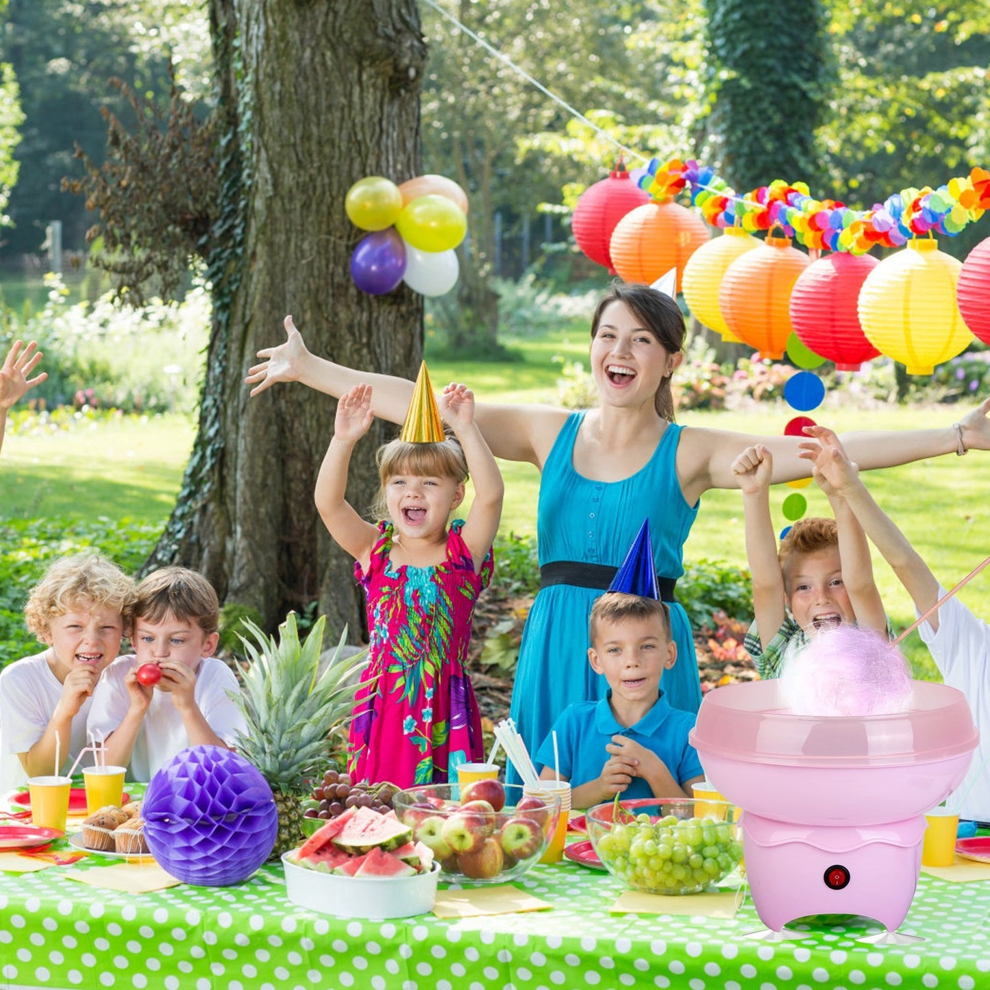 1Pc Cotton Candy Maker Portable Cotton Candy Machine